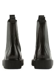 Armani Exchange Chunky Sole Lace Black Boots - Image 3 of 5