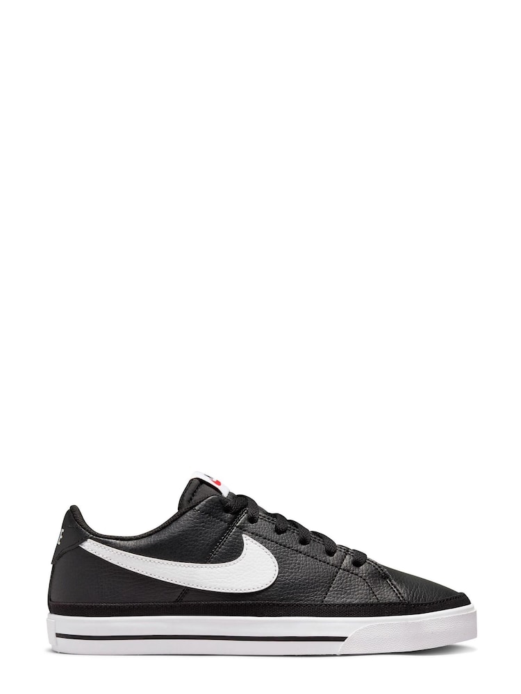 Nike Black/White Court Legacy Trainers - Image 1 of 8