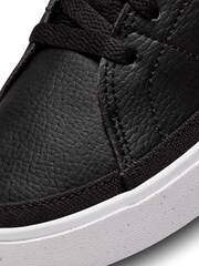Nike Black/White Court Legacy Trainers - Image 5 of 8
