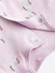 Multi Character Baby Footed 100% Cotton Sleepsuits 5 Pack (0-2yrs) - Image 10 of 13