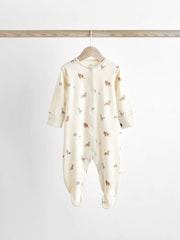 Multi Character Baby Footed 100% Cotton Sleepsuits 5 Pack (0-2yrs) - Image 4 of 13
