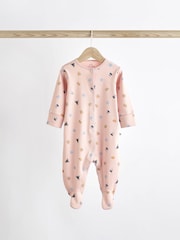 Multi Character Baby Footed 100% Cotton Sleepsuits 5 Pack (0-2yrs) - Image 7 of 13