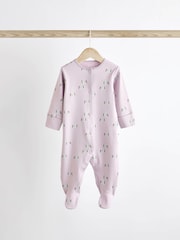 Multi Character Baby Footed 100% Cotton Sleepsuits 5 Pack (0-2yrs) - Image 8 of 13