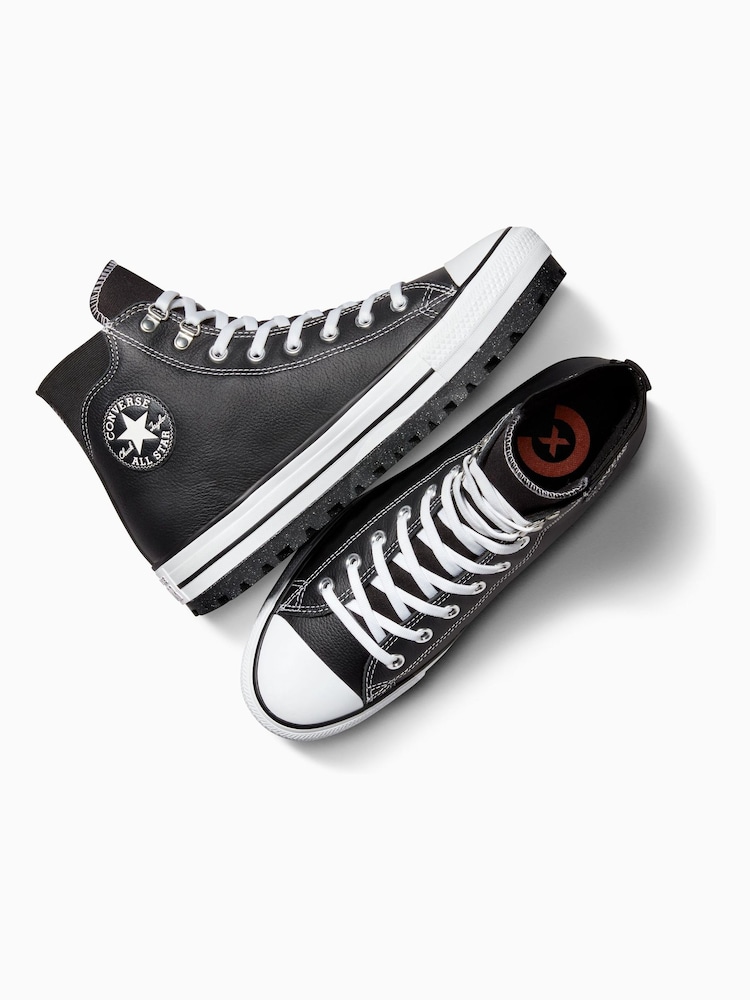 Converse Black/White Chuck Taylor Waterproof City Trek Trainers - Image 6 of 12