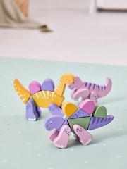 JoJo Maman Bébé Pink Wooden Transforming Dinosaur Playset - Image 11 of 12