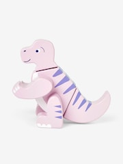 JoJo Maman Bébé Pink Wooden Transforming Dinosaur Playset - Image 7 of 12