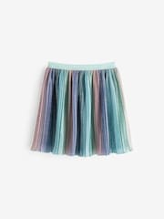 Rainbow Sparkle Pleated Skirt (3-16yrs) - Image 5 of 7