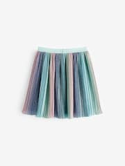 Rainbow Sparkle Pleated Skirt (3-16yrs) - Image 6 of 7