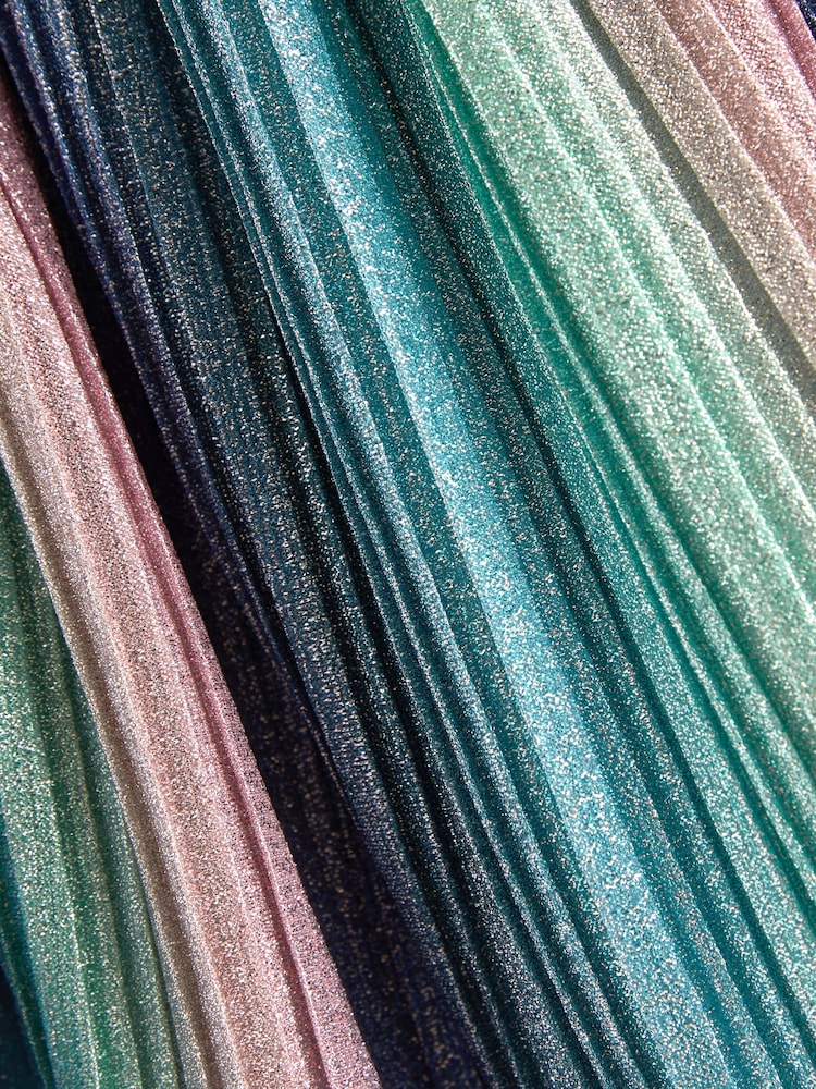 Rainbow Sparkle Pleated Skirt (3-16yrs) - Image 7 of 7