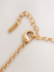 Gold Tone Link Chain Necklace - Image 5 of 5