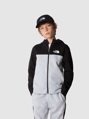 The North Face Grey Teen Tech Full Zip Hoodie - Image 3 of 7