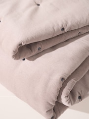 Truly Grey Velvet Eiderdown - Image 2 of 3