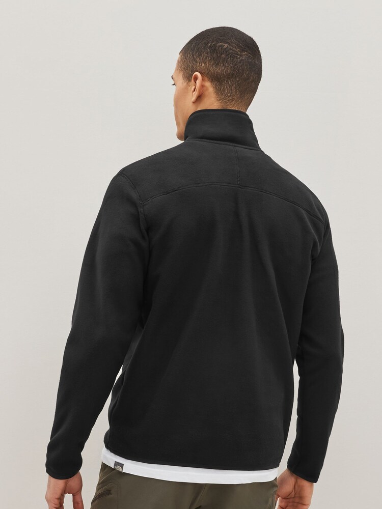 The North Face Black Mens Glacier 1/4 Zip Fleece - Image 2 of 7