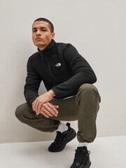 The North Face Black Mens Glacier 1/4 Zip Fleece - Image 4 of 7