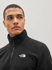 The North Face Black Mens Glacier 1/4 Zip Fleece - Image 5 of 7