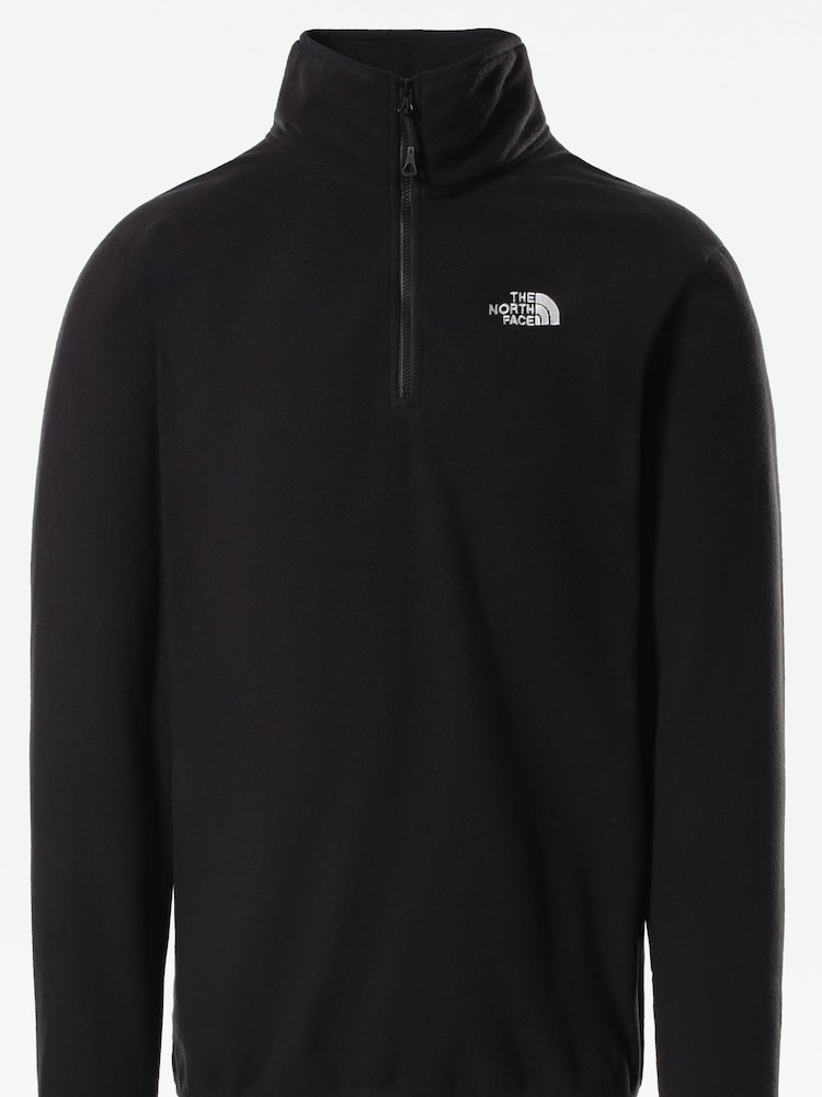 The North Face Black Mens Glacier 1/4 Zip Fleece - Image 7 of 7