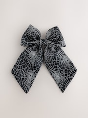 Black Halloween Hair Bow - Image 3 of 5
