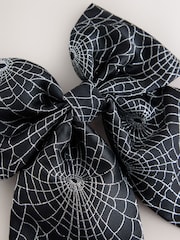 Black Halloween Hair Bow - Image 4 of 5
