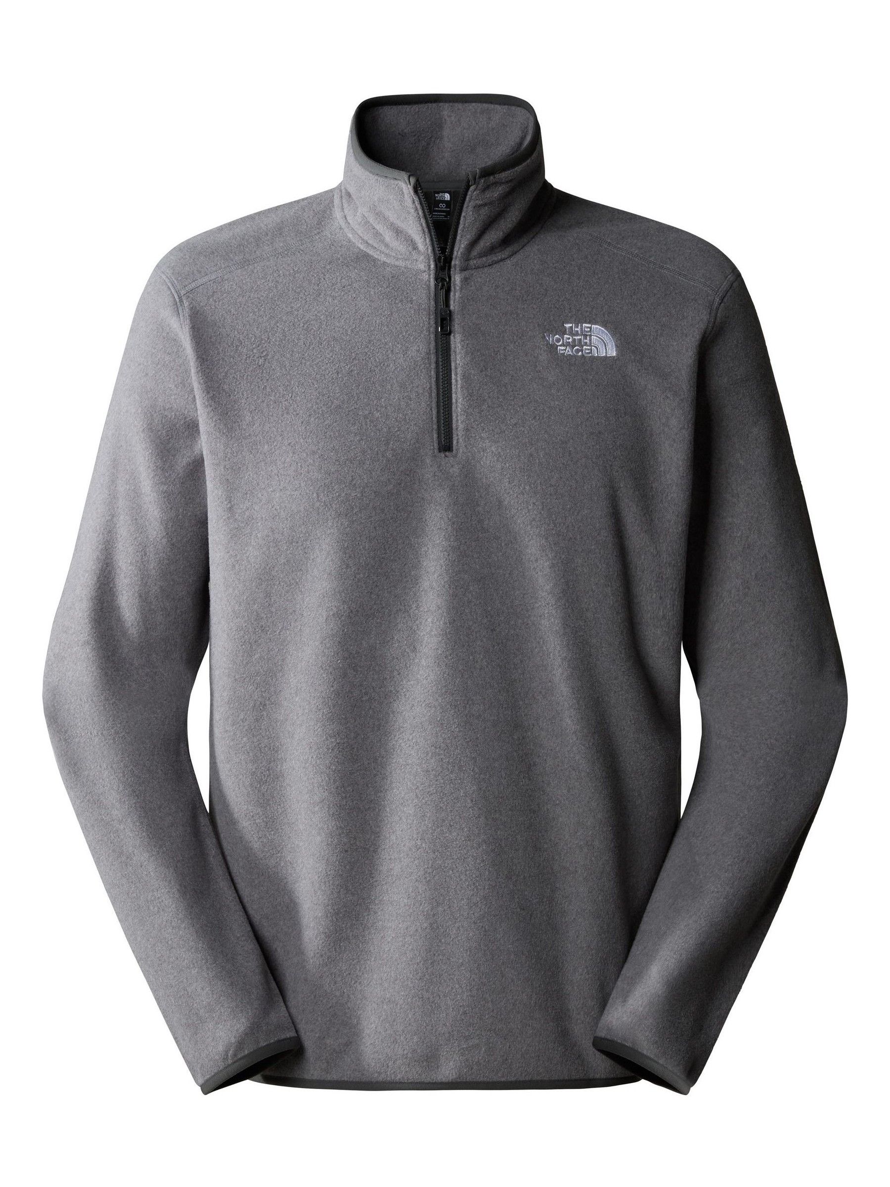 Grey north face quarter zip store