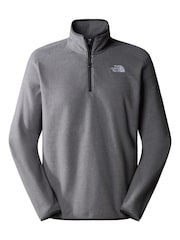 The North Face Grey Mens Glacier 1/4 Zip Fleece - Image 5 of 6