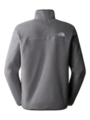 The North Face Grey Mens Glacier 1/4 Zip Fleece - Image 6 of 6