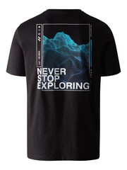 The North Face Black Mens Foundation Back Graphic T-Shirt - Image 3 of 3