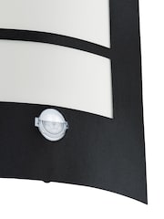 Eglo black City 1-Light Outdoor Wall Lamp With Sensor - Image 3 of 5
