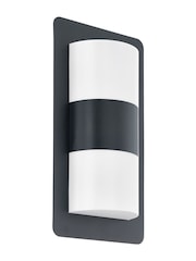 Eglo anthracite Valgiano Plastic Touch Dimmer IP44 LED Wall Light - Image 2 of 5