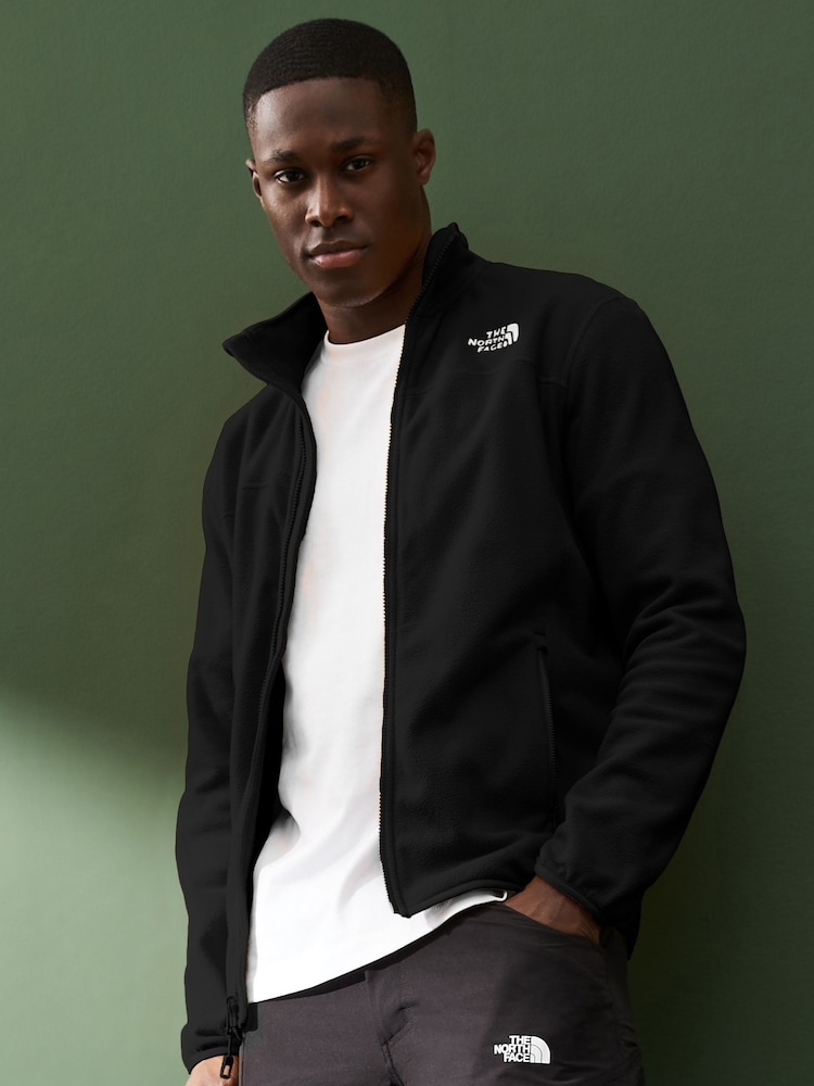 The North Face Black Mens Glacier Full Zip Fleece - Image 1 of 3