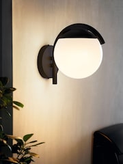 Eglo black Prata Vecchia Steel Outdoor Wall Light - Image 1 of 5