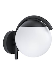 Eglo black Prata Vecchia Steel Outdoor Wall Light - Image 2 of 5