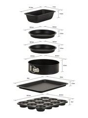 Wham Black Essentials 6 Piece Baking Set - Image 3 of 3