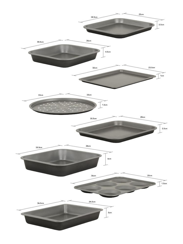 Wham Silver Baker Salt Roaster Tray Set - Image 3 of 3