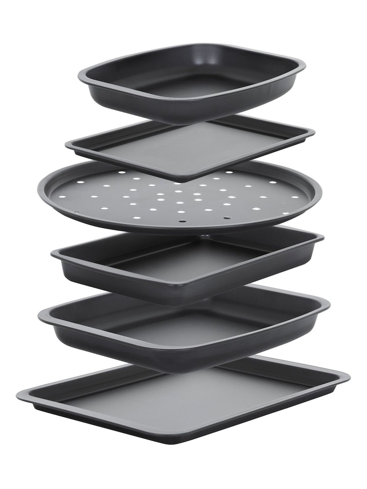 Wham Black 6 Piece Essentials Bakeware Set - Image 1 of 2