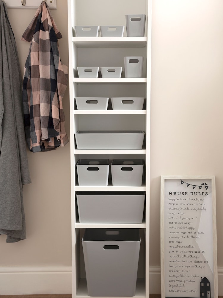 Wham Grey 13 Piece Multisize Studio Basket Set - Image 1 of 3