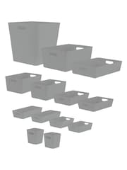 Wham Grey 13 Piece Multisize Studio Basket Set - Image 2 of 3