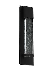 Eglo black Villagrazia LED Outdoor Glass Modern Wall Light - Image 2 of 5