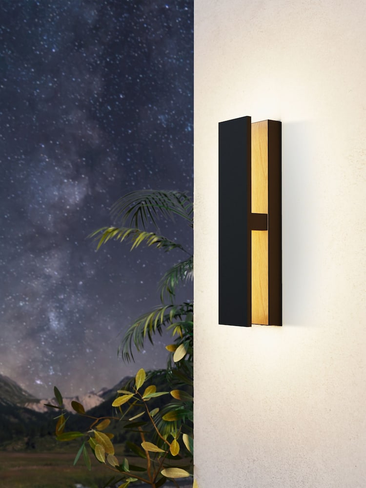 Eglo black brown Costorio LED Outdoor Wall Light - Image 1 of 5 Eglo black brown Costorio LED Outdoor Wall Light - Image 1 of 5