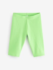 Pink/ Black Lime Green Bright Tropical Cropped Leggings 4 Pack (3-16yrs) - Image 3 of 7