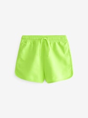 Purple/Pink/Blue/Lime/Floral Brights 5 Pack 100% Cotton Shorts (3-16yrs) - Image 2 of 8