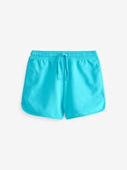 Purple/Pink/Blue/Lime/Floral Brights 5 Pack 100% Cotton Shorts (3-16yrs) - Image 3 of 8