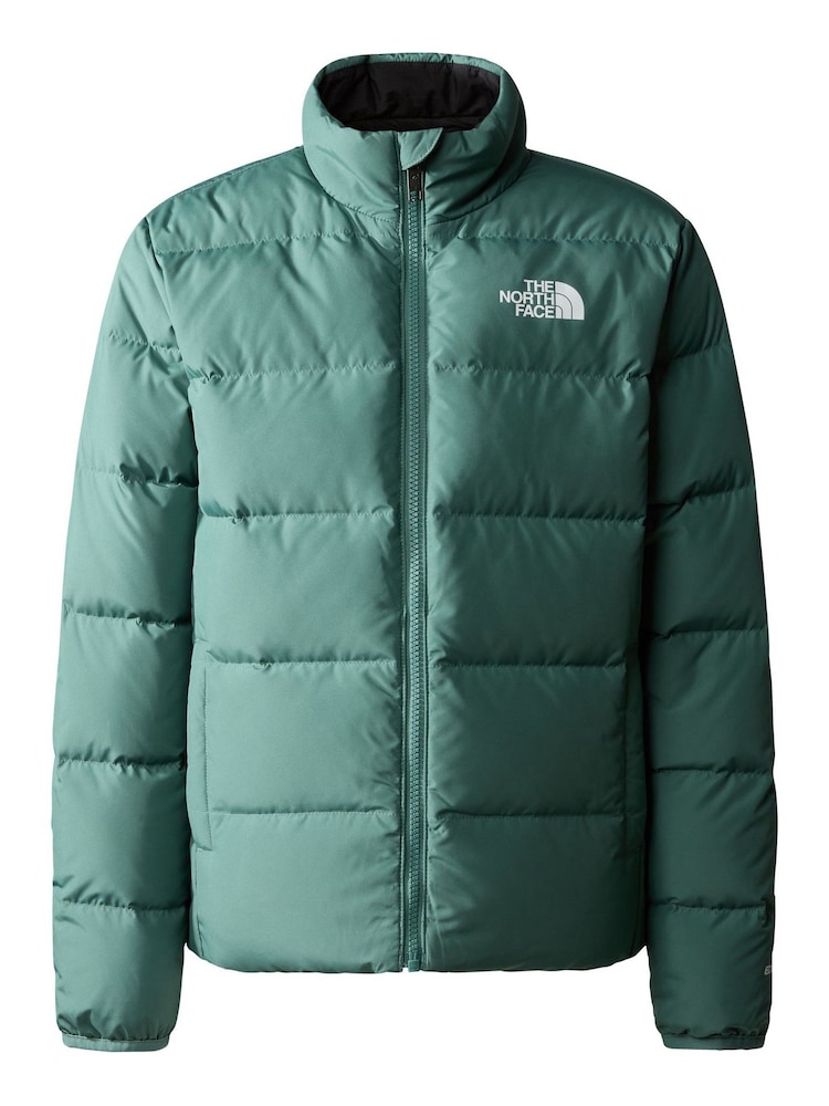 The North Face Green Teen Reversible North Down Jacket - Image 1 of 3