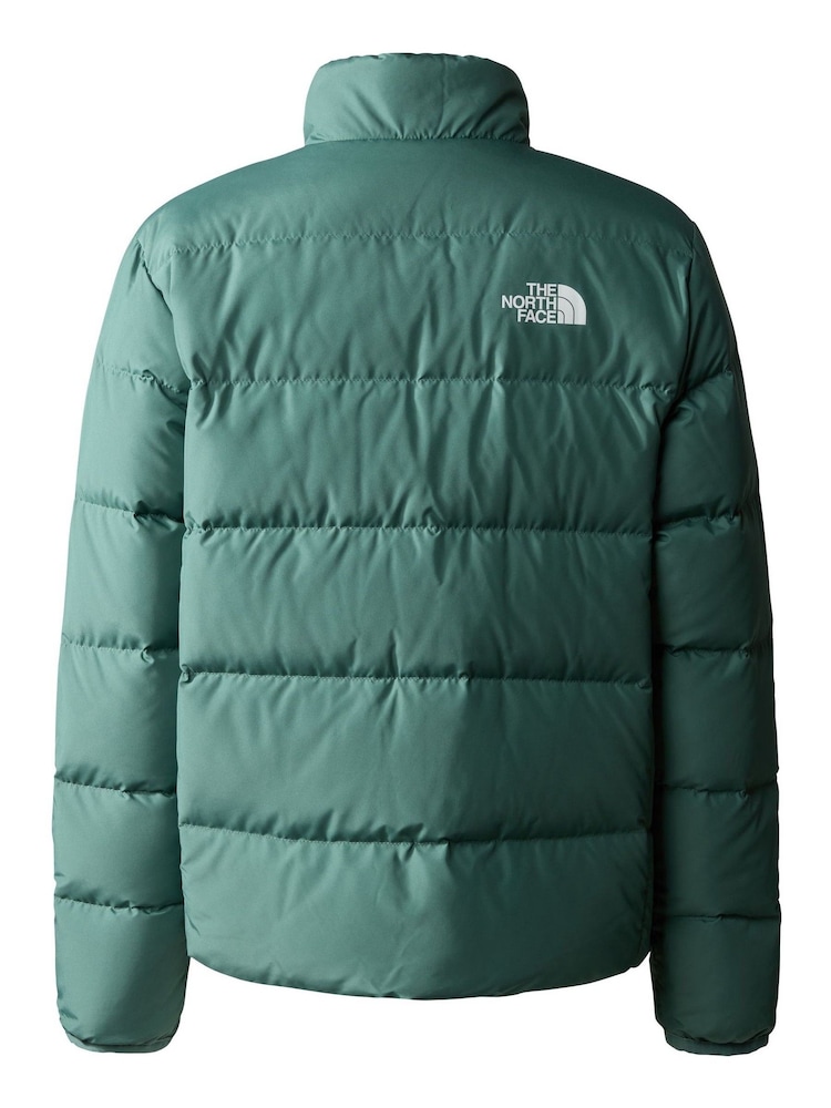 The North Face Green Teen Reversible North Down Jacket - Image 2 of 3