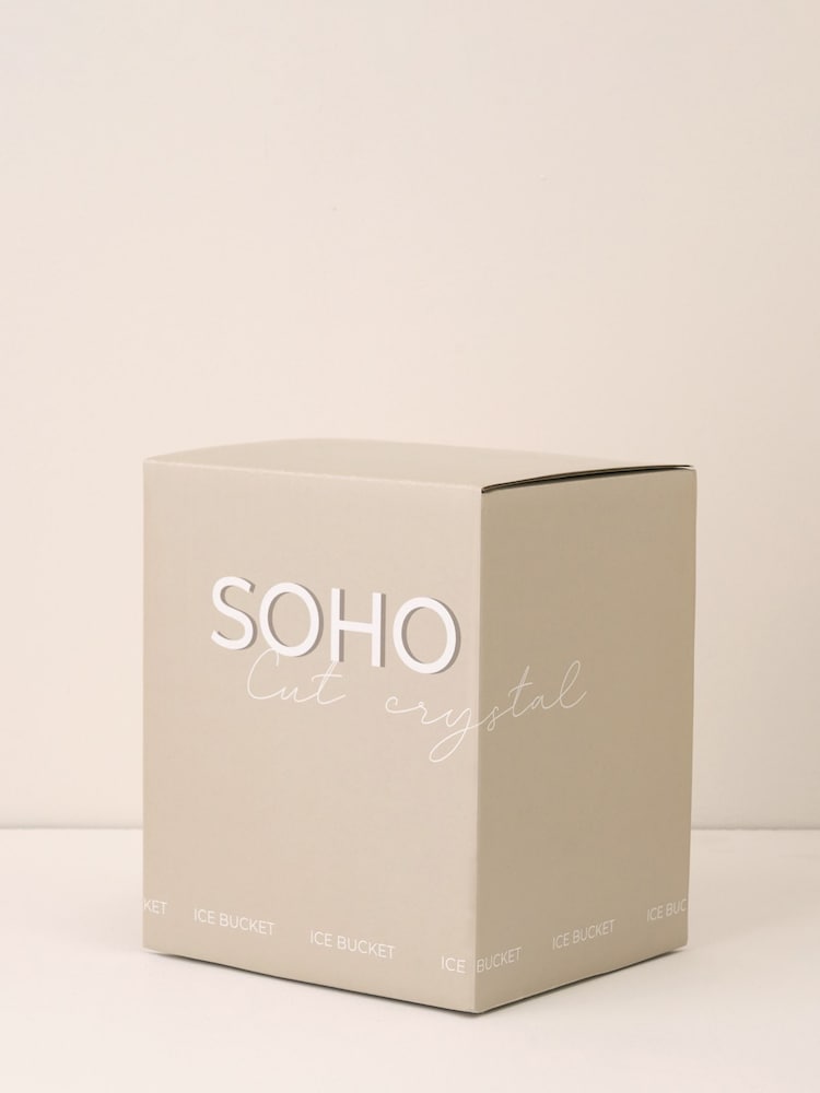 Truly Clear Soho Cut Crystal Ice Bucket - Image 4 of 4