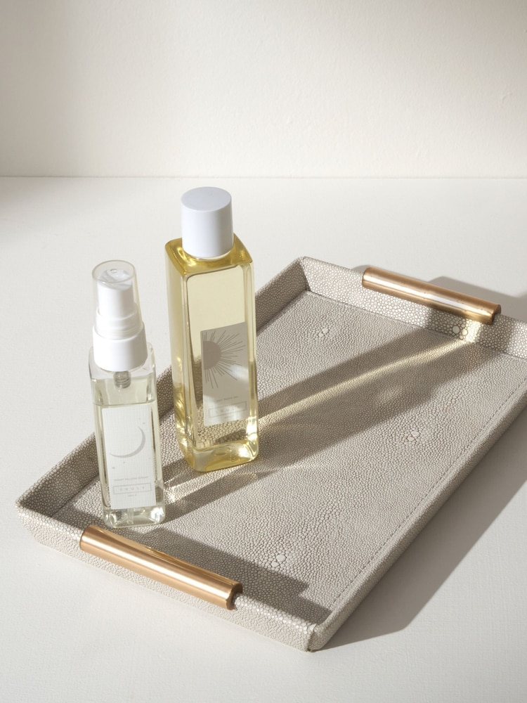 Truly Cream Luxe Ivory Faux Shargreen Trinket Tray - Image 2 of 2