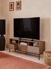 Dark Marlow Oak Effect TV Unit Up to 60 Inch - Image 1 of 9