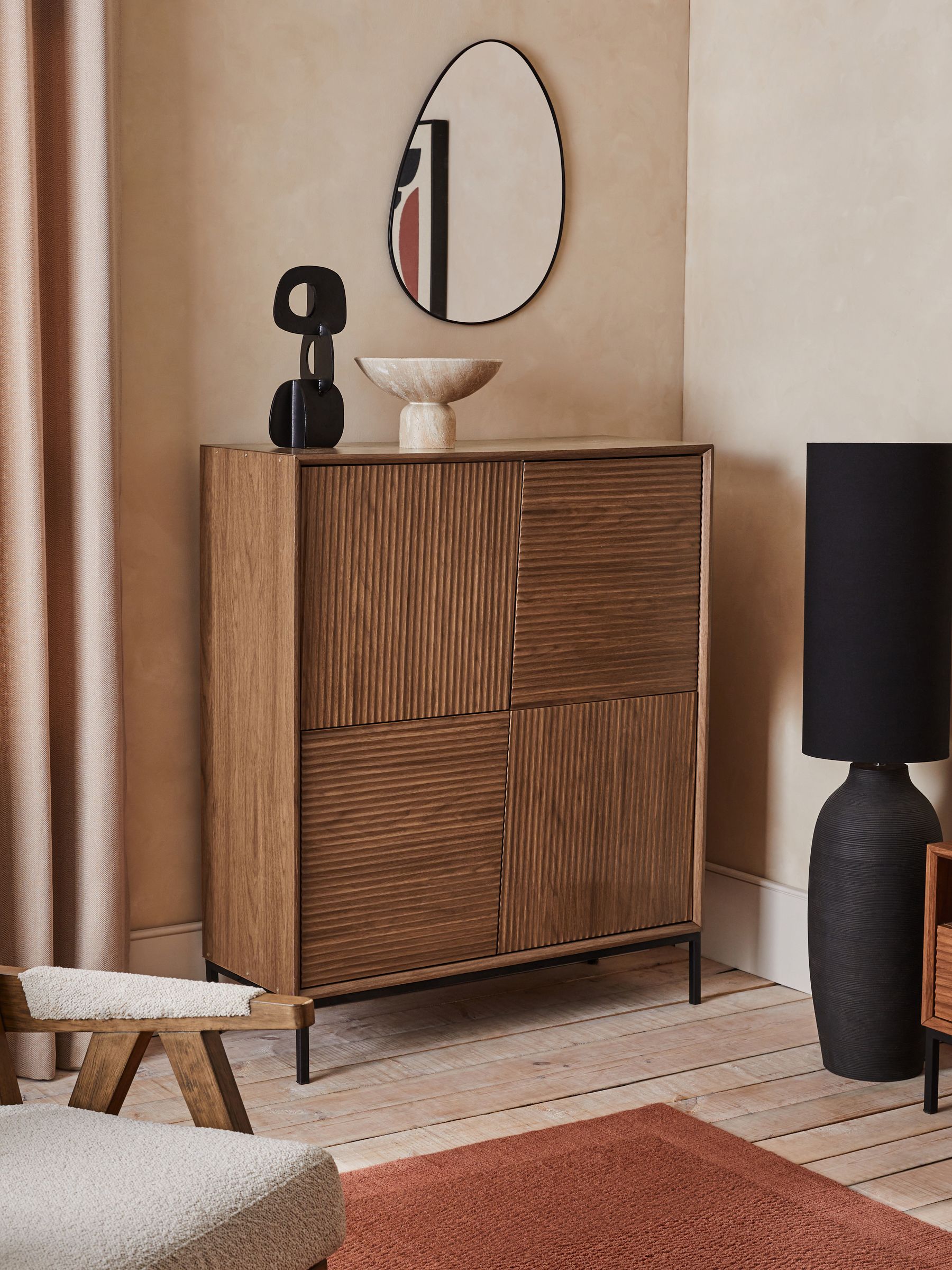 Oak effect cabinet discount