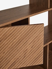 Dark Marlow Oak Effect Bookcase - Image 6 of 8