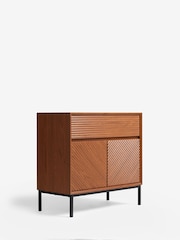 Dark Marlow Oak Effect Small Sideboard - Image 11 of 13