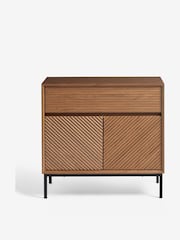 Dark Marlow Oak Effect Small Sideboard - Image 12 of 13